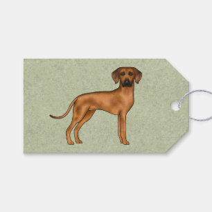 Rhodesian Ridgeback Schattige Afrikaanse Leeuw Hon Cadeaulabel