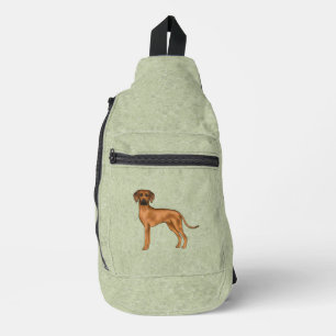 Rhodesian Ridgeback Schattige Afrikaanse Leeuw Hon Sling Bag