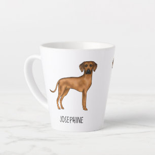 Rhodesian Ridgeback Schattige Bruine Leeuw Hond Me Latte Mok