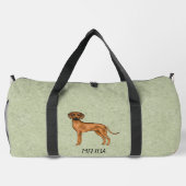 Rhodesian Ridgeback Schattigee bruine hond met naa Plunjezak (Achterkant)