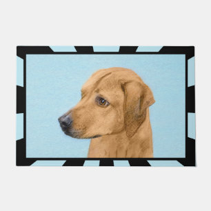 Rhodesian Ridgeback Schilderij - Originele Honden  Deurmat