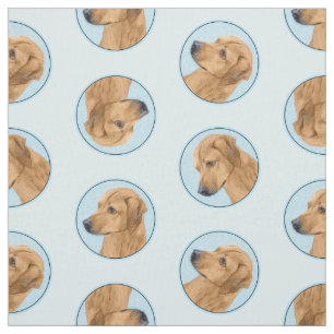 Rhodesian Ridgeback Schilderij Red Wheaten Dog Art Stof