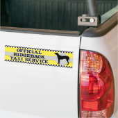 Rhodesian Ridgeback Taxi Service Bumpersticker (Op Truck)