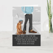 Rhodesian Ridgeback van de Vaderdag Kaart (Voorkant)