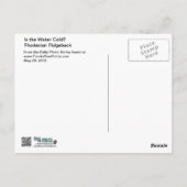 Rhodezische belasting - Is het water koud? Briefkaart (Achterkant)