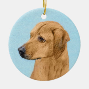 Rhodezische doorbelastingsschildering - Oorspronke Keramisch Ornament