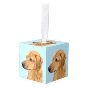 Rhodezische doorbelastingsschildering - Oorspronke Kubus Ornament