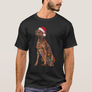 Rhodezische kerstverlichting met racistische racis t-shirt