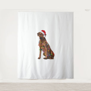 Rhodezische kerstverlichting met racistische racis wandkleed