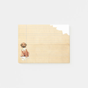 Rhodezische Ridgeback Ate My Homework Post-it Note