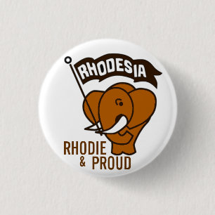 RHODIE EN PROUD RONDE BUTTON 3,2 CM