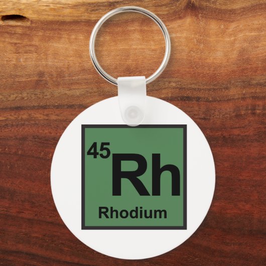 Rhodium Sleutelhanger (Voorkant)