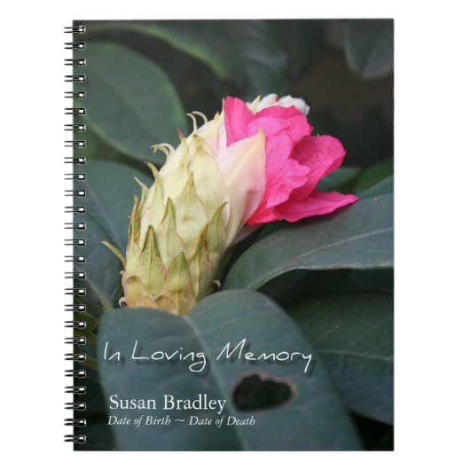 Rhododendron 2 Celebration of Life Guest Book Notitieboek (Voorkant)