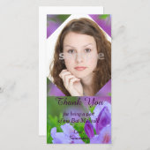 Rhododendron après le Merci de bat mitzvah de (Devant / Derrière)