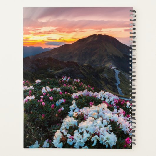 Rhododendron Blooming | Nationaal park Taroko Planner (Achterkant)