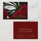 Rhododendron Floral Photographie - Carte de visite (Devant / Derrière)