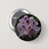 Rhododendron Flower Badge Ronde Button 5,7 Cm (Voorkant /achterkant)