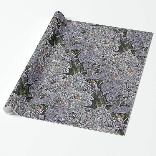 RHODODENDRON FLOWERS CADEAUPAPIER (Uitgerold)
