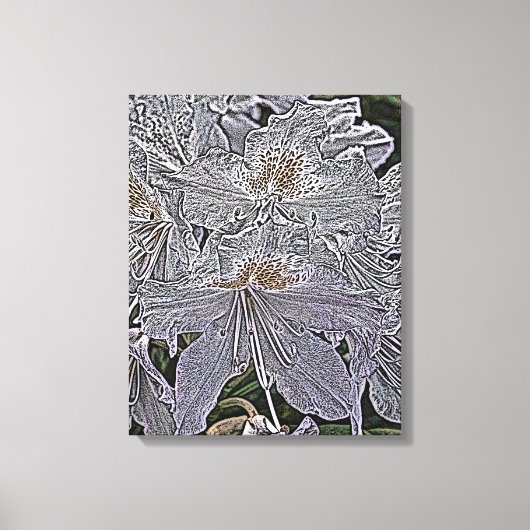RHODODENDRON FLOWERS CANVAS AFDRUK (Voorkant)