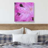 Rhododendron gewikkeld canvas afdruk (Insitu (Slaapkamer))