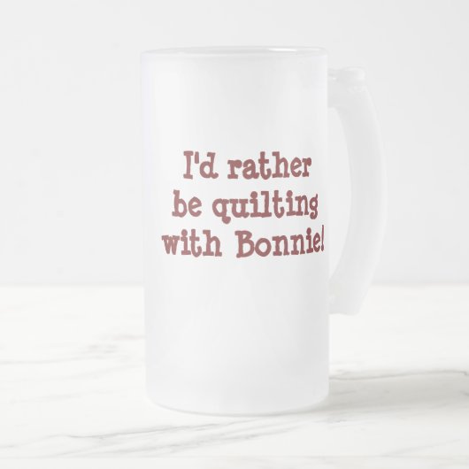 Rhododendron Trail glass stein Matglas Bierpul (Voorkant rechts)