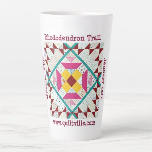 Rhododendron Trail Latte mug (Devant)
