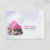 Rhododendron tuin- en landschapsberoepen visitekaartje (Voorkant)