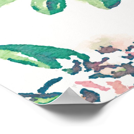 Rhododendron Waterverf Print (Hoek)