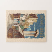 Rhodos Griekenland Ruïnes Reizen Art Vintage Legpuzzel (Horizontaal)