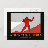 Rhok rouge la carte postale de Minotaur (Devant / Derrière)