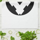 Rhombisch wel lijst in rijstkoek theedoek (Gevouwen)