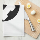 Rhombisch wel lijst in rijstkoek theedoek (Quarter Fold)