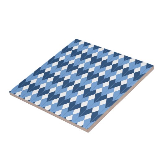 Rhombus-ontwerp Tegeltje (Zijkant)