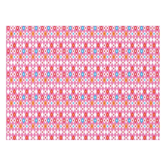 Rhombus Pattern Tafelkleed (Voorkant (Horizontaal))