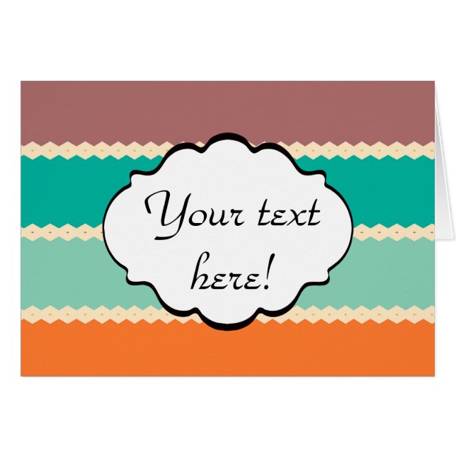 Rhombus rijen abstract ontwerp (Voorkant Horizontaal)