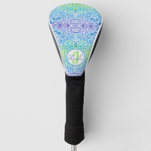 Rhonda Mosaic Golf Head Cover (Voorkant)