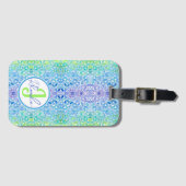 Rhonda Mosaic Luggage Tag Bagagelabel (Voorkant (horizontaal))
