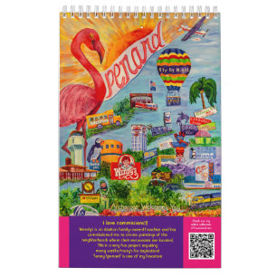 Rhonda Scott Art 2024 Kalender