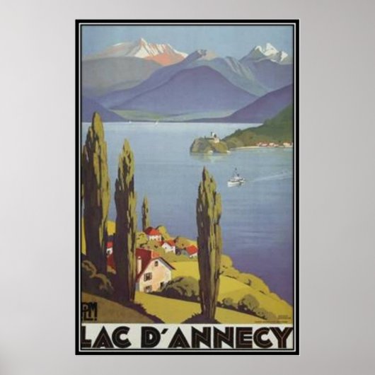 Rhône-Alpes, Annecy, Frankrijk - Poster (Voorkant)