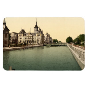 Rhone en Rijnkanaal, Mulhouse, Frankrijk Magneet