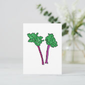 Rhubarb Briefkaart (Staand voorkant)
