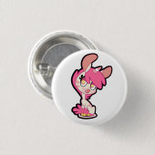 Rhubarb Ronde Button 3,2 Cm (Voorkant /achterkant)