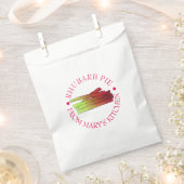 Rhubarb Stalks Homemade Pie uit de keuken van Bedankzakje (Geknipt)