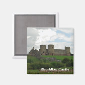 Rhuddlan kasteelmagneet magneet (Voorkant / Achterkant)