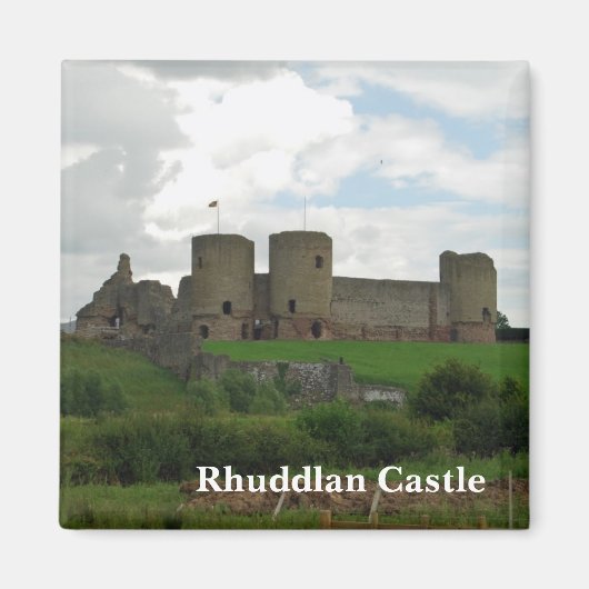 Rhuddlan kasteelmagneet magneet (Voorkant)