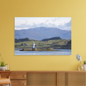 Rhue Lighthouse Canvas Afdruk (Insitu (Woonkamer))
