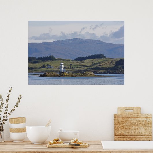 Rhue Lighthouse Poster (Keuken)