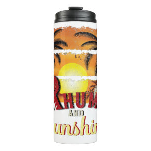 Rhum and Sunshine, Oranje zomerpalmbomen Thermosbeker