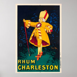 Rhum Charleston Caribische Rum Wijn Drank Eten Poster