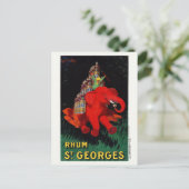 Rhum St. Georges  Poster 1926 Briefkaart (Staand voorkant)